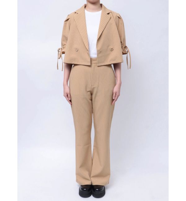 jouetie「【FRUITSZIPPER鎮西寿々歌】クロップドジャケット」|テーラードジャケット|