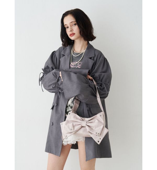 jouetie「リボンスリーブジャケットミニワンピース」|ワンピース|