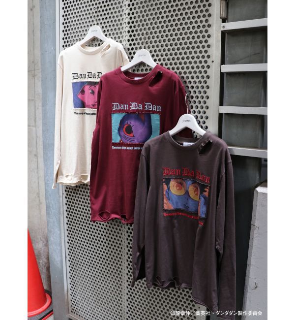 jouetie「【TVアニメ『ダンダダン』・jouetie】オーバーダメージロンT」|Tシャツ・カットソー|
