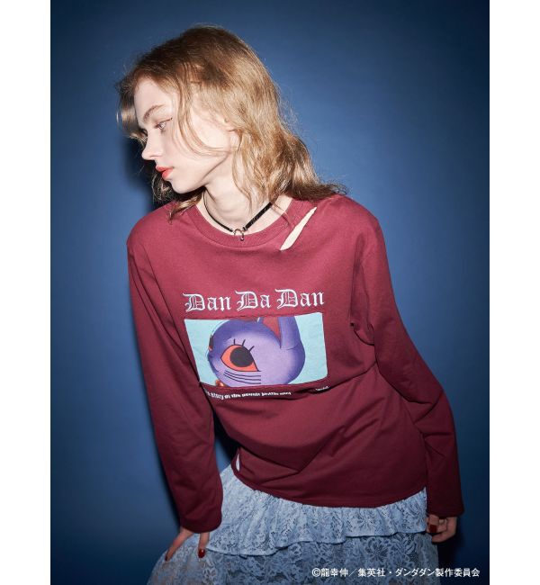 jouetie「【TVアニメ『ダンダダン』・jouetie】オーバーダメージロンT」|Tシャツ・カットソー|