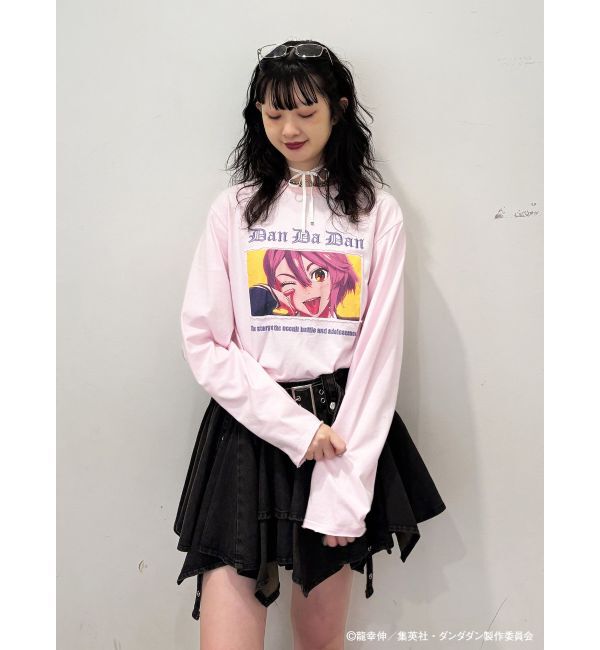 jouetie「【TVアニメ『ダンダダン』・jouetie】オーバーダメージロンT」|Tシャツ・カットソー|