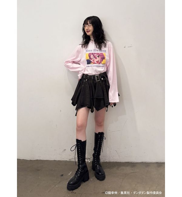 jouetie「【TVアニメ『ダンダダン』・jouetie】オーバーダメージロンT」|Tシャツ・カットソー|