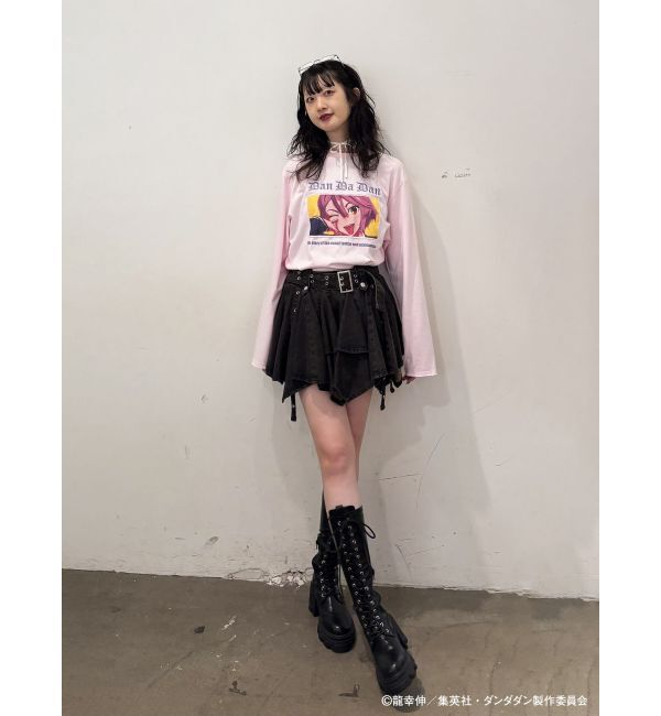 jouetie「【TVアニメ『ダンダダン』・jouetie】オーバーダメージロンT」|Tシャツ・カットソー|