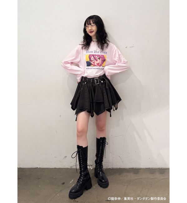 jouetie「【TVアニメ『ダンダダン』・jouetie】オーバーダメージロンT」|Tシャツ・カットソー|