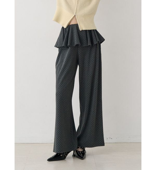 jouetie「スカートドッキングカットパンツ【セットアップ対応】」|その他|グレー