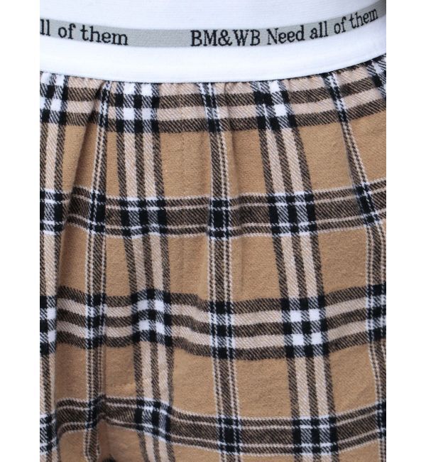 GYDA「BM＆WB JQ CHECKショートパンツ【SETUP着用可】」|その他|