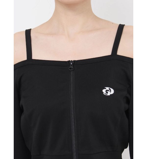 GYDA「GD track 2ラインオフショルトップス」|Tシャツ・カットソー|