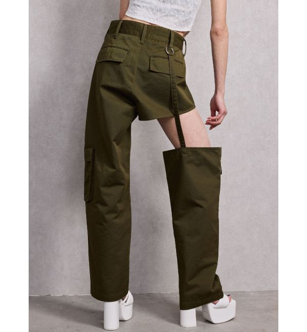 GYDA「SIDE CUTデザインカーゴカラーワイドパンツ」|その他|