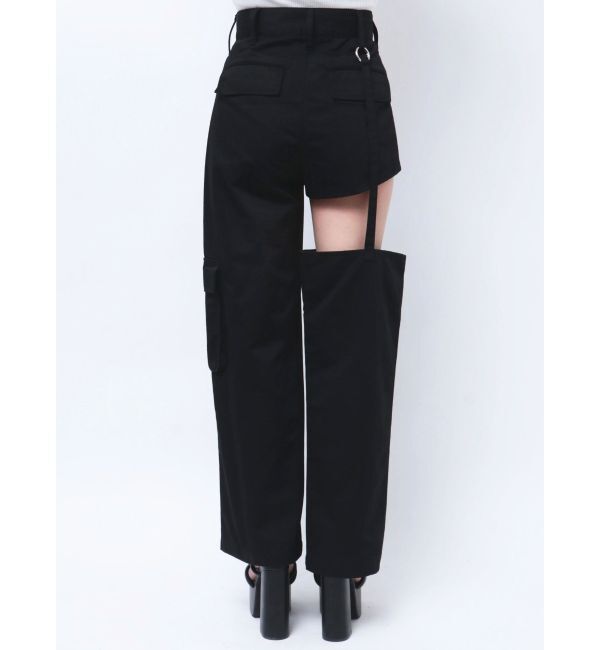 GYDA「SIDE CUTデザインカーゴカラーワイドパンツ」|その他|