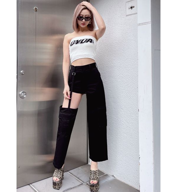 GYDA「SIDE CUTデザインカーゴカラーワイドパンツ」|その他|
