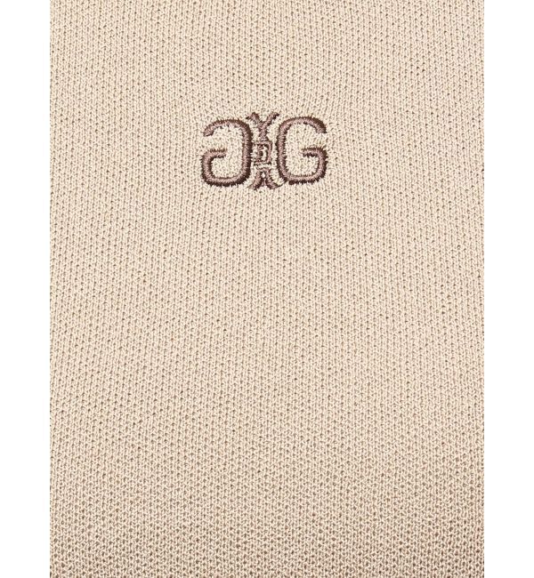 GYDA「Symmetry GYDAフロントレースアップニットトップス」|ニット・セーター|