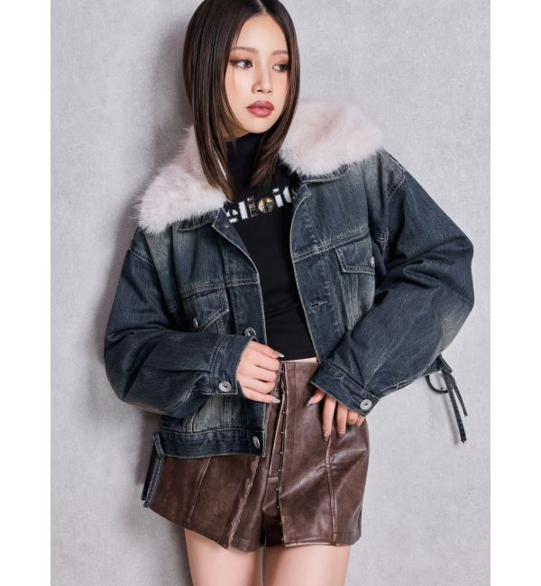 GYDA「Felicity MIX material patchトップス」|Tシャツ・カットソー|