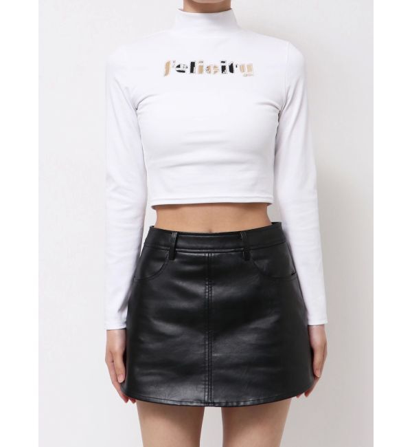 GYDA「Felicity MIX material patchトップス」|Tシャツ・カットソー|