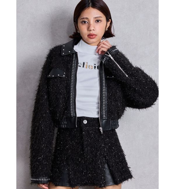 GYDA「Felicity MIX material patchトップス」|Tシャツ・カットソー|