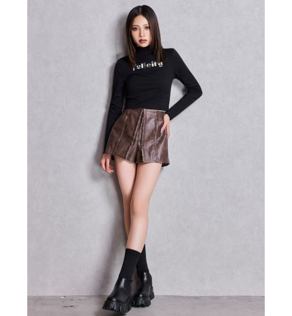 GYDA「Felicity MIX material patchトップス」|Tシャツ・カットソー|