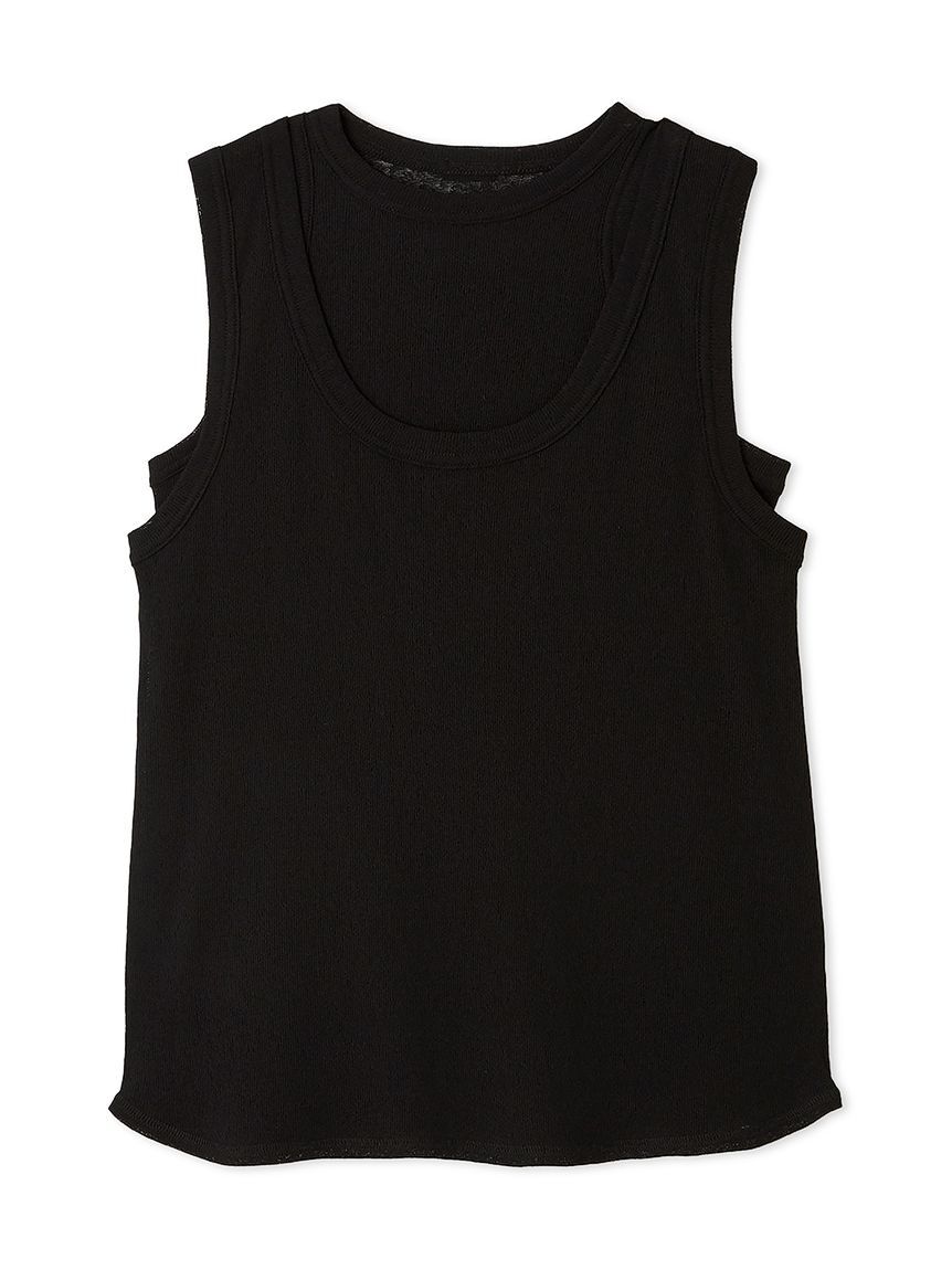 Mila Owen「イージーケアタンクレイヤードカットトップス」|タンクトップ|