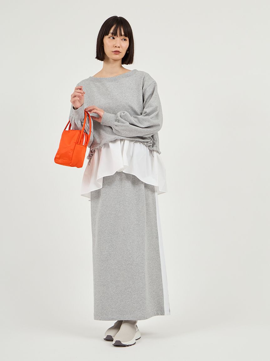 emmi atelier「eco ナイロンスクエアバッグ」|ハンドバッグ|