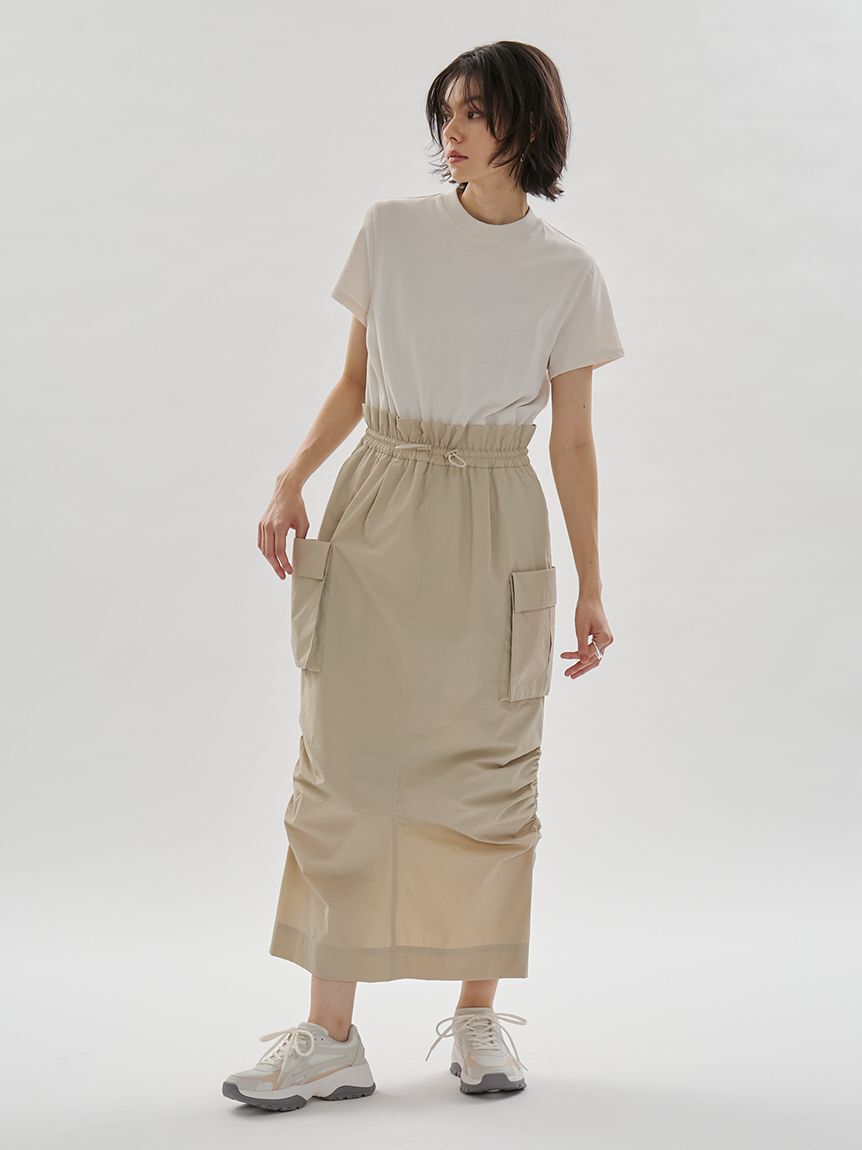 emmi atelier「【ONLINE限定カラーあり】カットドッキングワンピース/撥水」|ワンピース|