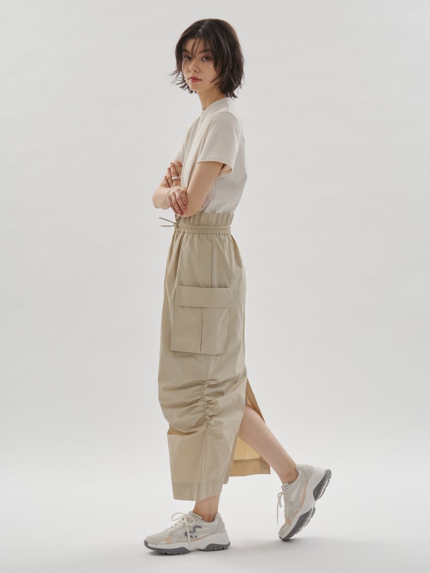 emmi atelier「【ONLINE限定カラーあり】カットドッキングワンピース/撥水」|ワンピース|