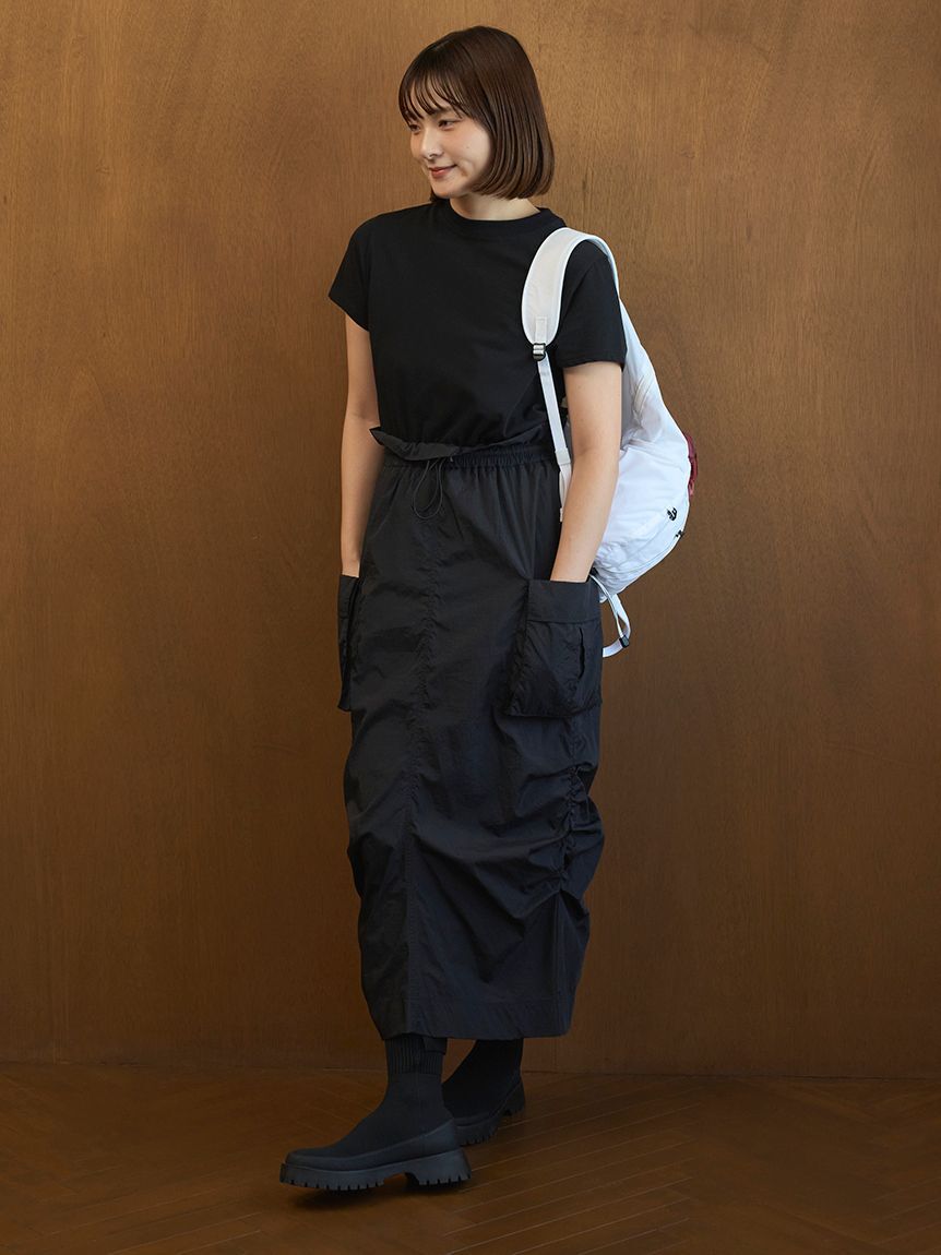 emmi atelier「【ONLINE限定カラーあり】カットドッキングワンピース/撥水」|ワンピース|