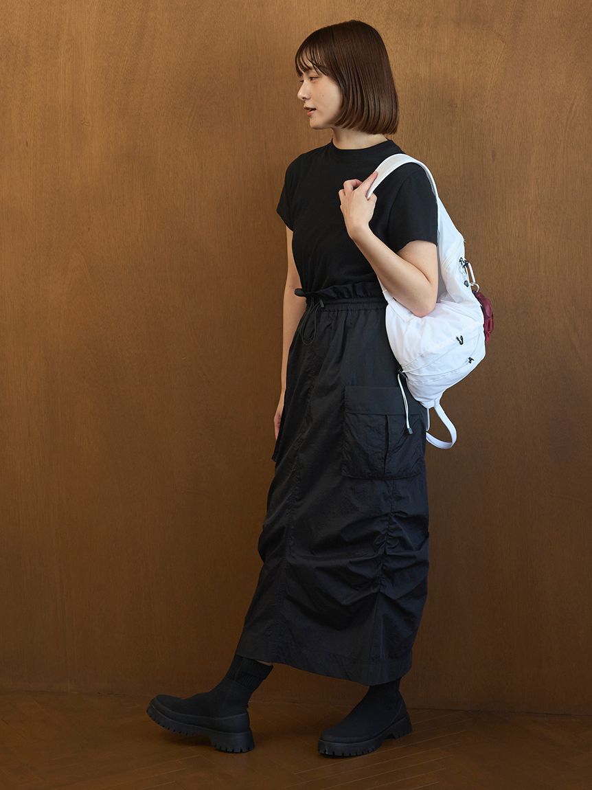 emmi atelier「【ONLINE限定カラーあり】カットドッキングワンピース/撥水」|ワンピース|