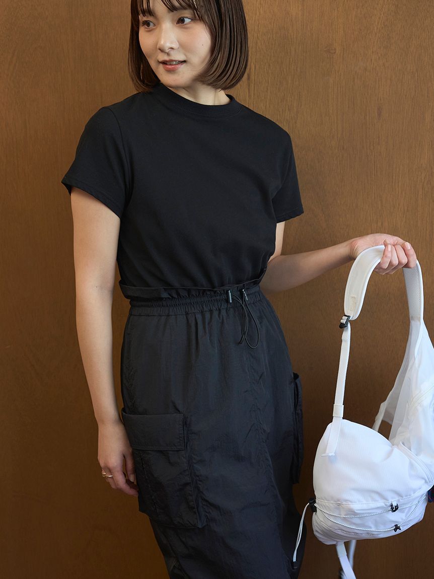 emmi atelier「【ONLINE限定カラーあり】カットドッキングワンピース/撥水」|ワンピース|