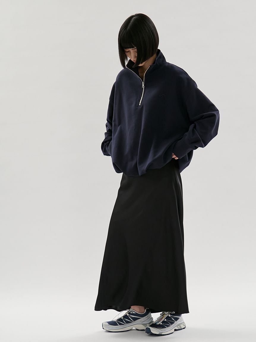 emmi atelier「【em】ハーフジップスウェット【セットアップ対応】」|スウェット・ジャージ|