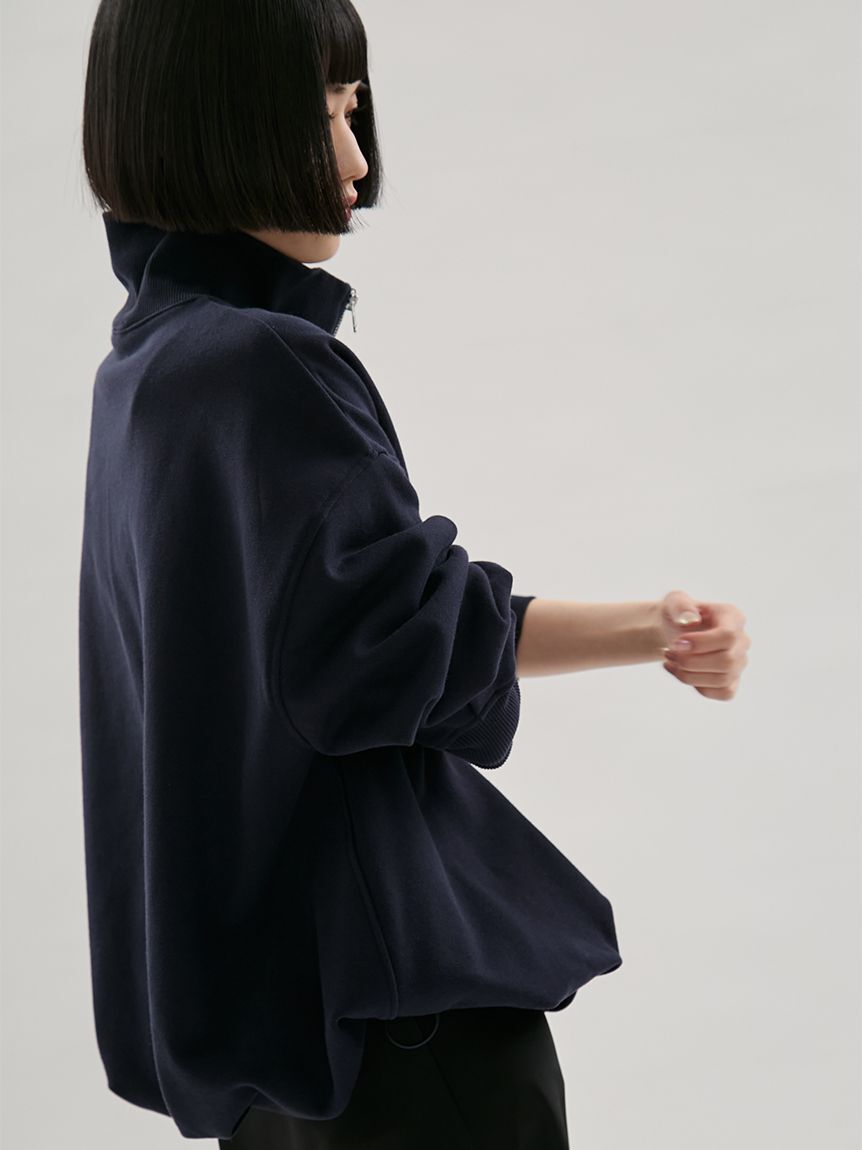 emmi atelier「【em】ハーフジップスウェット【セットアップ対応】」|スウェット・ジャージ|