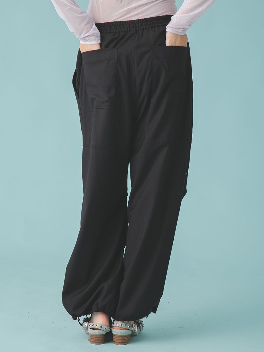 FURFUR「ビジュー付きワークパンツ」|チノ|