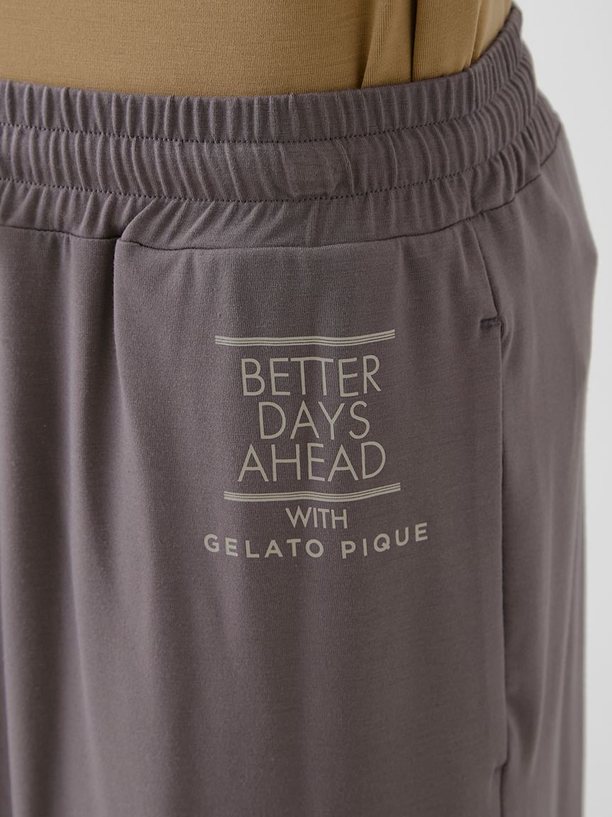 GELATO PIQUE HOMME「【HOMME】【接触冷感】クールレーヨンロゴTシャツ＆ハーフパンツセット」|ルームウェア|