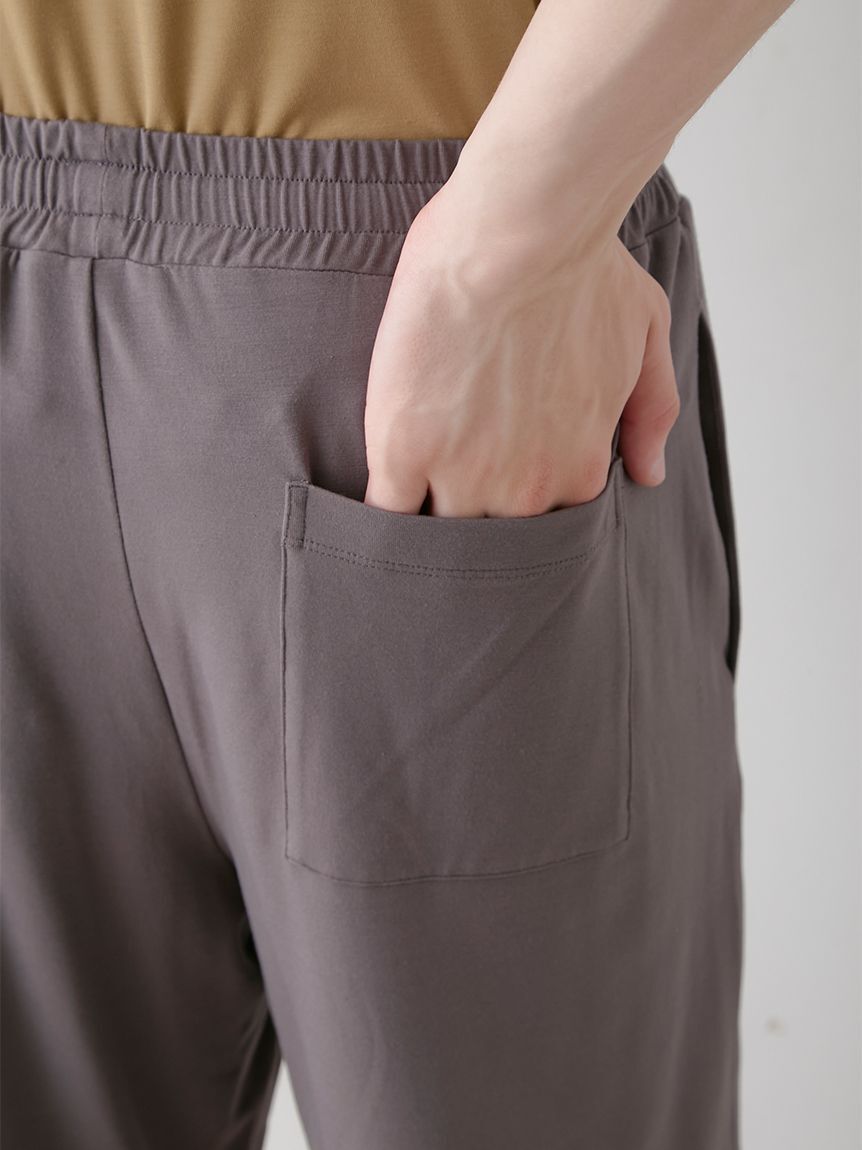 GELATO PIQUE HOMME「【HOMME】【接触冷感】クールレーヨンロゴTシャツ＆ハーフパンツセット」|ルームウェア|