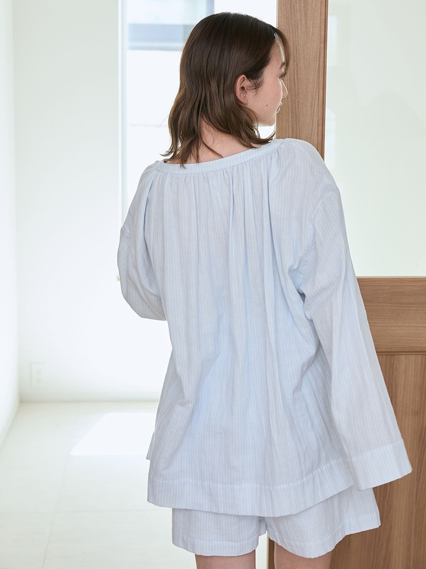 gelato pique「ガーゼストライプシャツ」|ルームウェア|