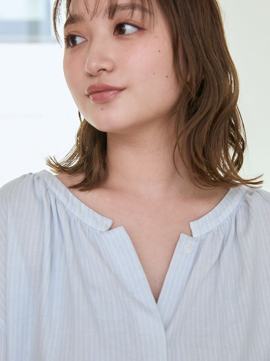 gelato pique「ガーゼストライプシャツ」|ルームウェア|