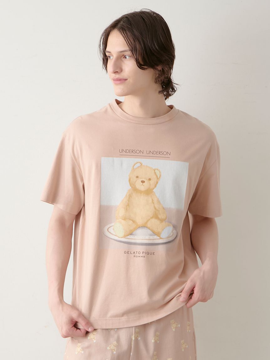 GELATO PIQUE HOMME「【UNDERSON UNDERSON】【HOMME】ベアプリントプルオーバー」|プルオーバー|