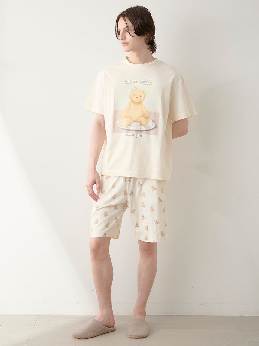 GELATO PIQUE HOMME「【UNDERSON UNDERSON】【HOMME】ベアプリントプルオーバー」|プルオーバー|