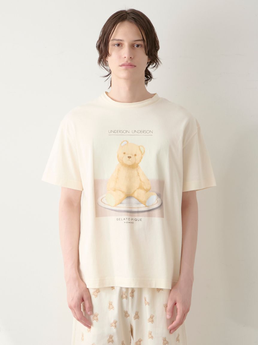 GELATO PIQUE HOMME「【UNDERSON UNDERSON】【HOMME】ベアプリントプルオーバー」|プルオーバー|