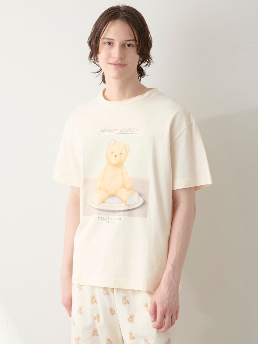 GELATO PIQUE HOMME「【UNDERSON UNDERSON】【HOMME】ベアプリントプルオーバー」|プルオーバー|