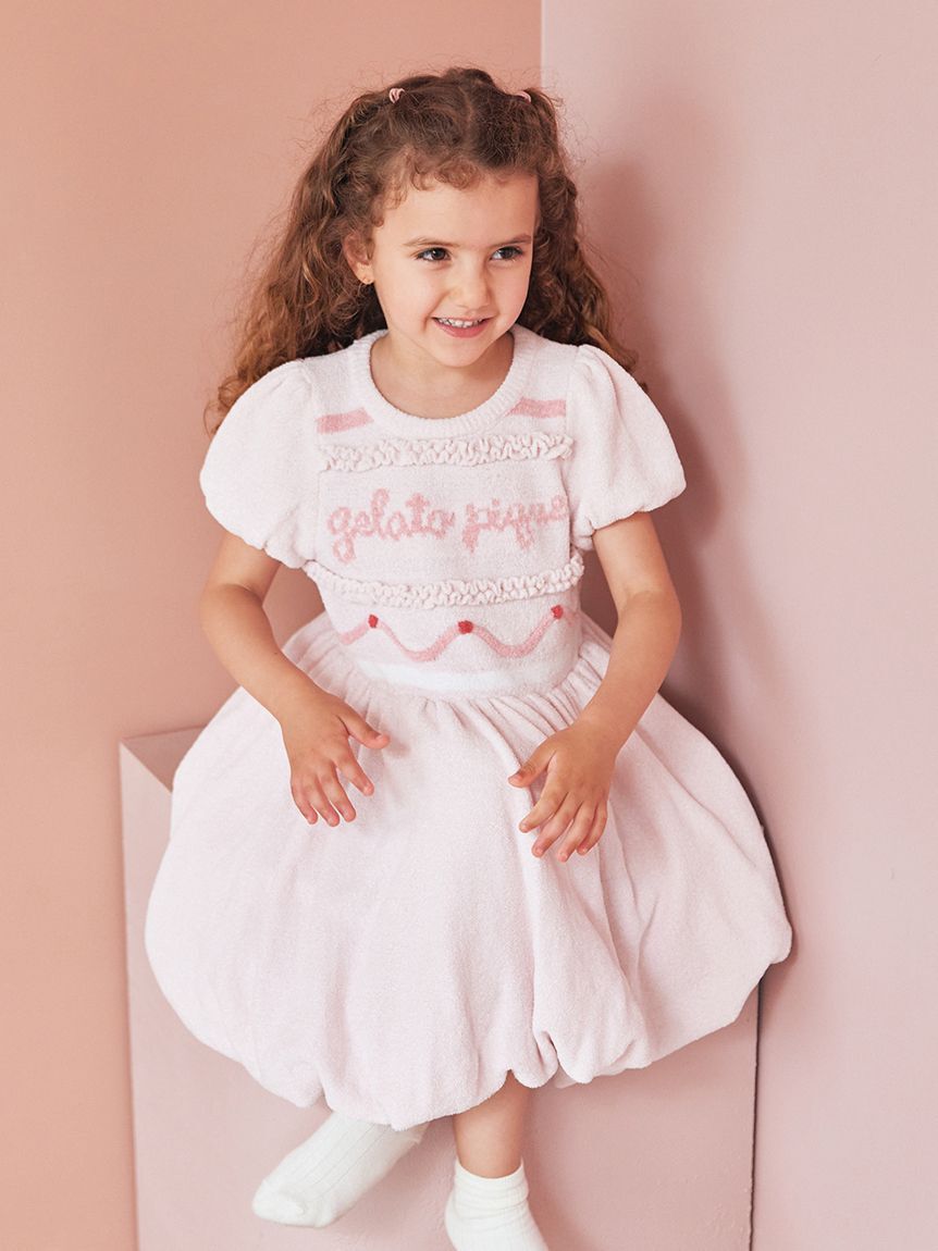 GELATO PIQUE KIDS & BABY「【KIDS】エアリーモコホイップケーキワンピース」|ワンピース|