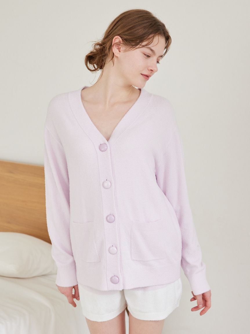 gelato pique「ウォッシャブルスムーズィーカーディガン」|ルームウェア|