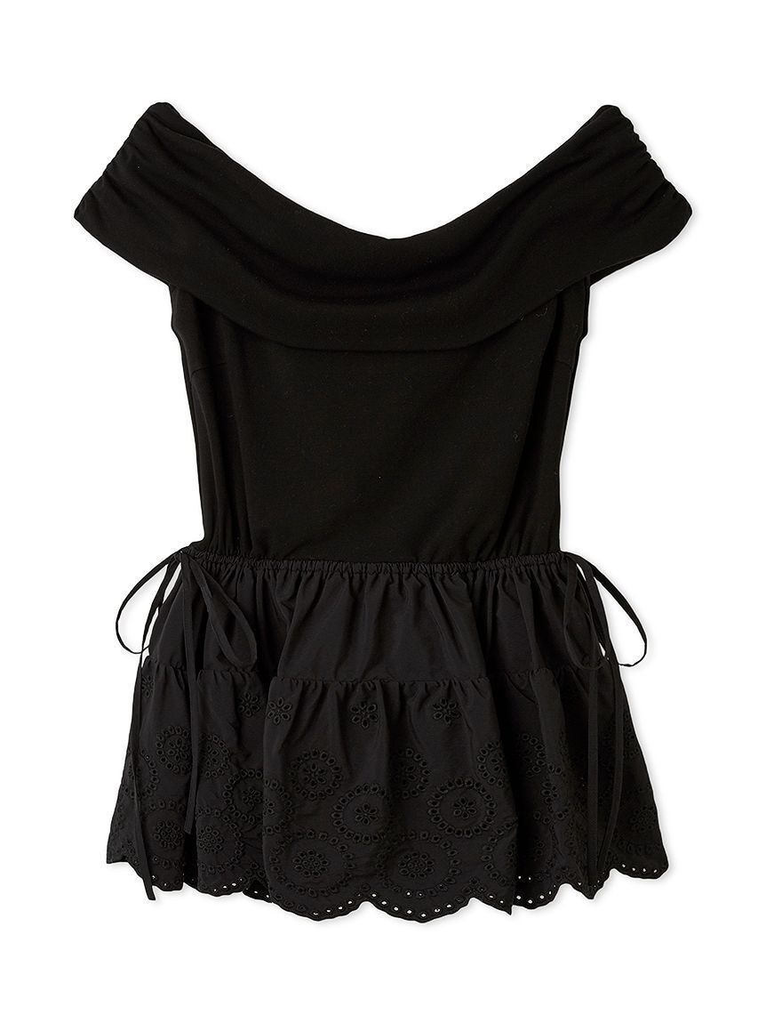 SNIDEL「カットオフショルペプラムプルオーバー」|Tシャツ・カットソー|