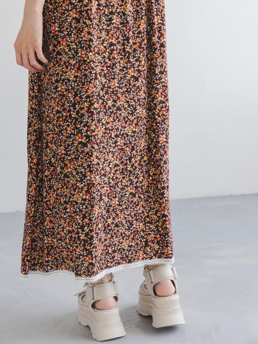 SNIDEL「キャミソールガウンワンピース」|ワンピース|