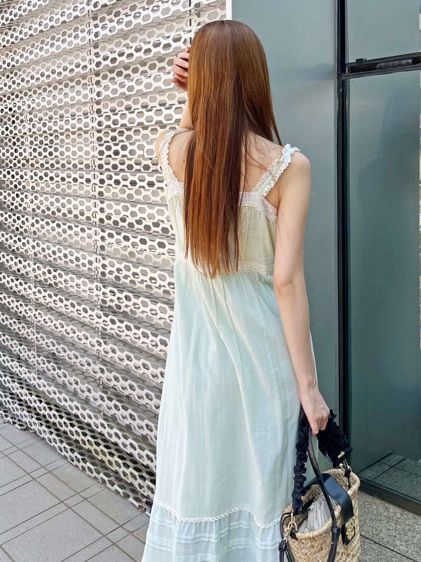 SNIDEL「キャミソールガウンワンピース」|ワンピース|