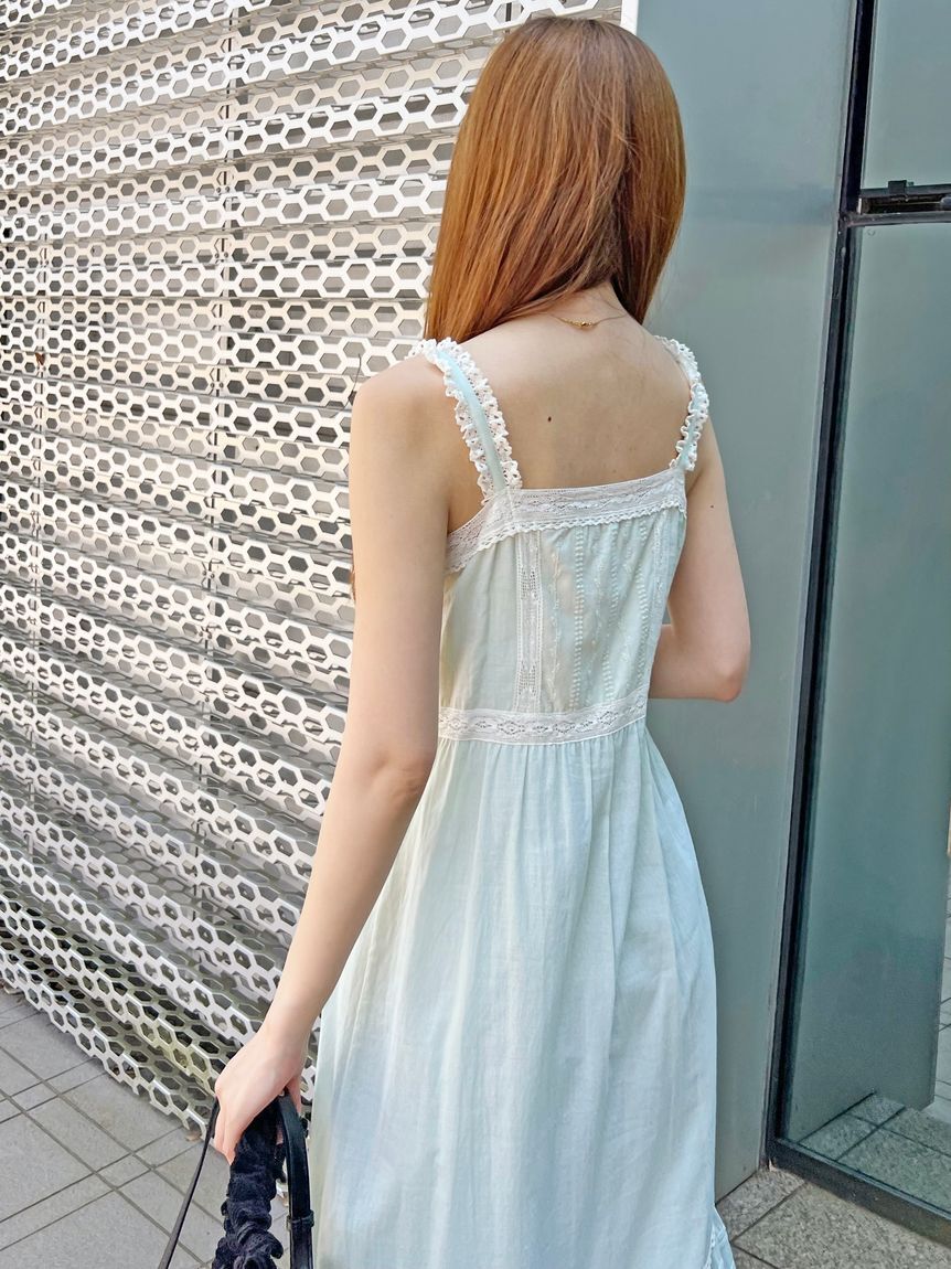 SNIDEL「キャミソールガウンワンピース」|ワンピース|