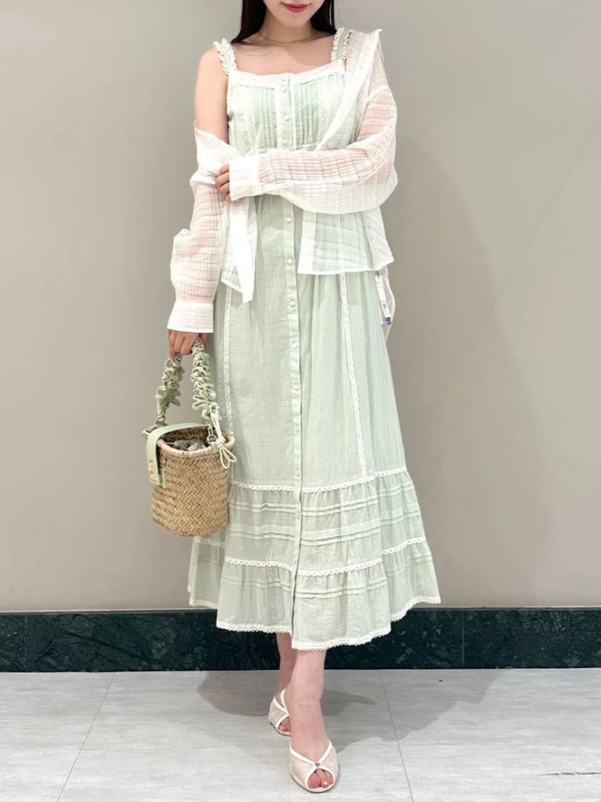 SNIDEL「キャミソールガウンワンピース」|ワンピース|MNT