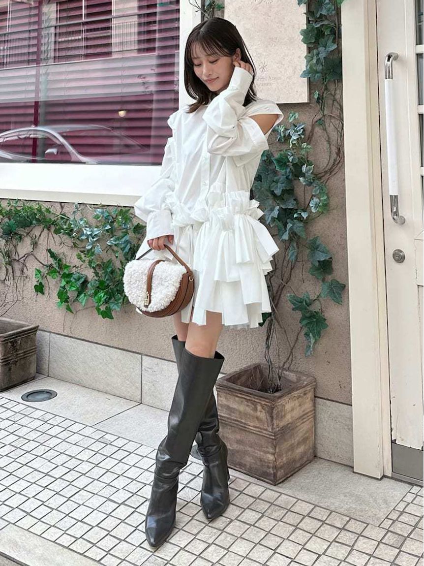 SNIDEL「フィットロングブーツ」|ロングブーツ|