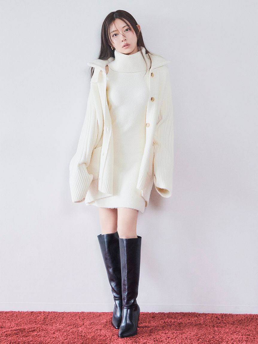 SNIDEL「フィットロングブーツ」|ロングブーツ|