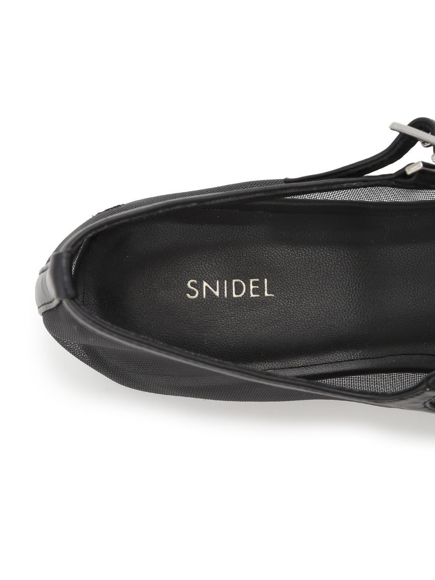 SNIDEL「シアーローヒールパンプス」|パンプス|