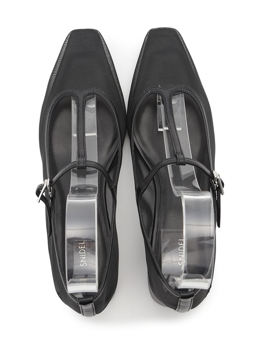 SNIDEL「シアーローヒールパンプス」|パンプス|