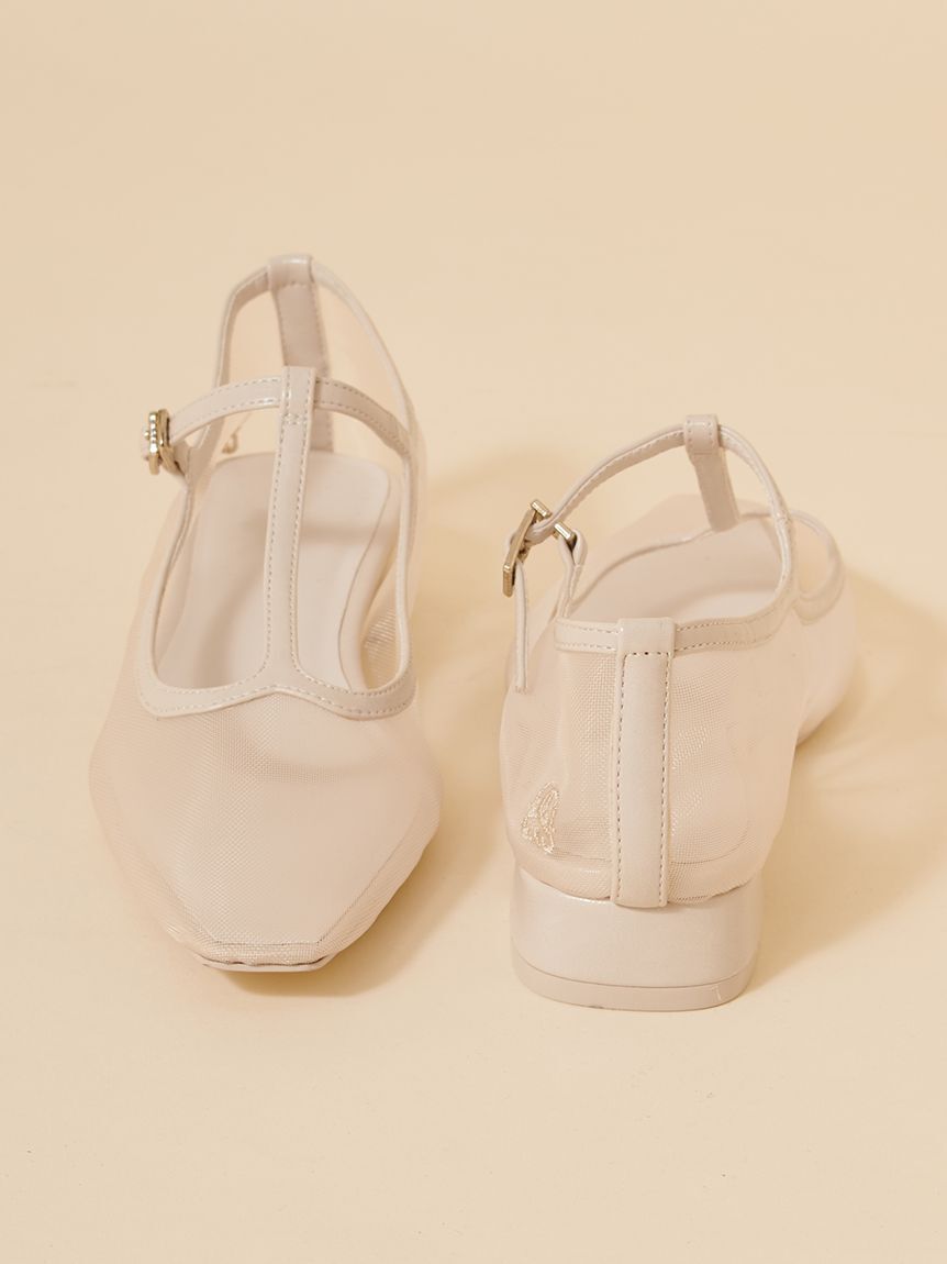 SNIDEL「シアーローヒールパンプス」|パンプス|