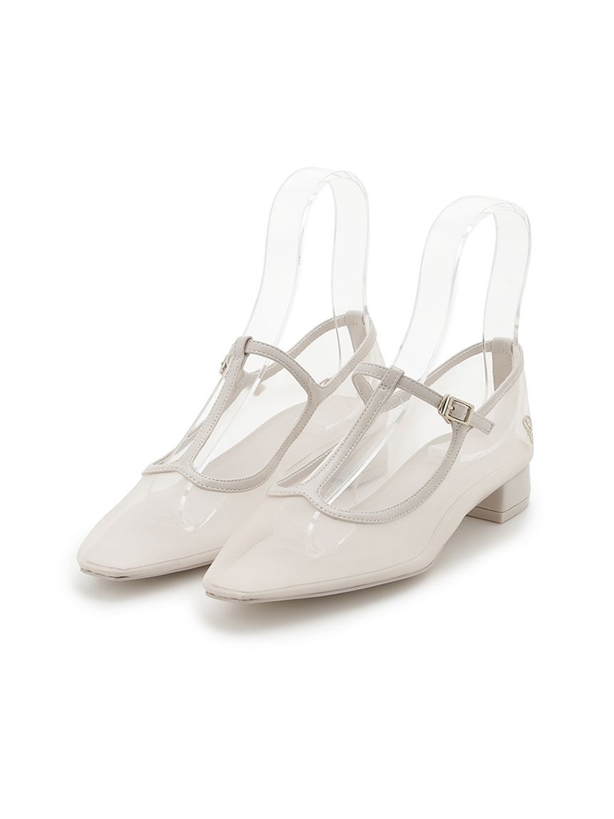 SNIDEL「シアーローヒールパンプス」|パンプス|